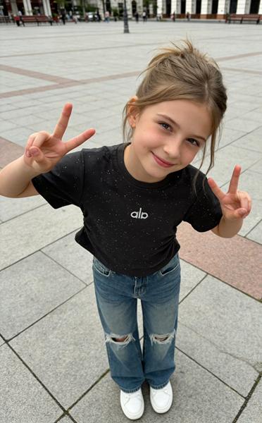 Футболка Fili kids (120-160) 5851 black (деми)