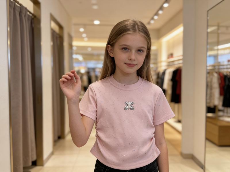 Футболка Fili kids (120-160) 5853 pink (лето)