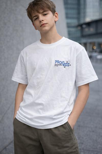 Футболка SunnyTot (120-160) 24831 white (лето)