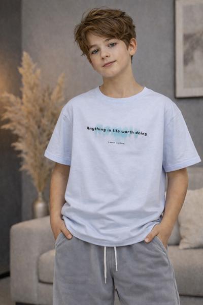 Футболка SunnyTot (130-170) 28029 l.blue (лето)