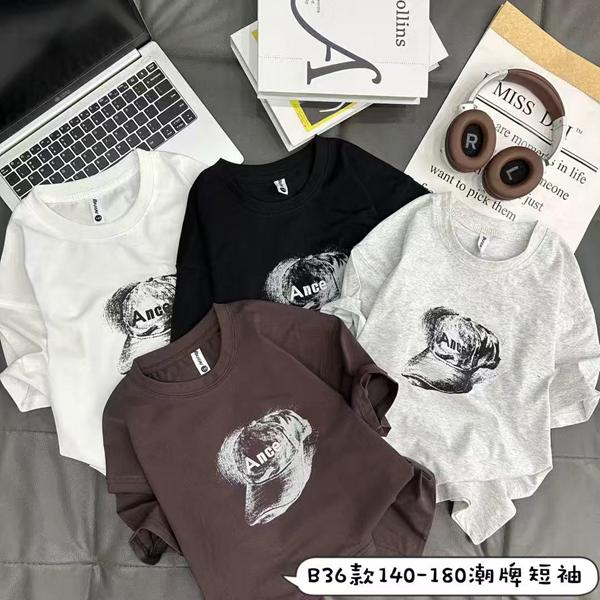 Футболка SunnyTot (140-180) B36 black (лето)