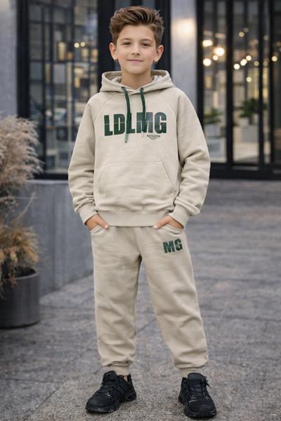 Костюм спорт SunnyTot (120-160) 8321 beige (деми)