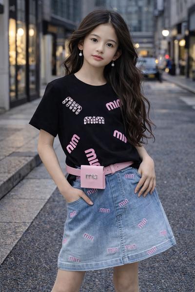 Костюм спорт SunnyTot (110-160) F75285 black (лето)