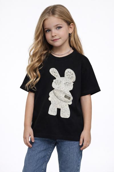 Футболка SunnyTot (110-160) 8995 black (лето)