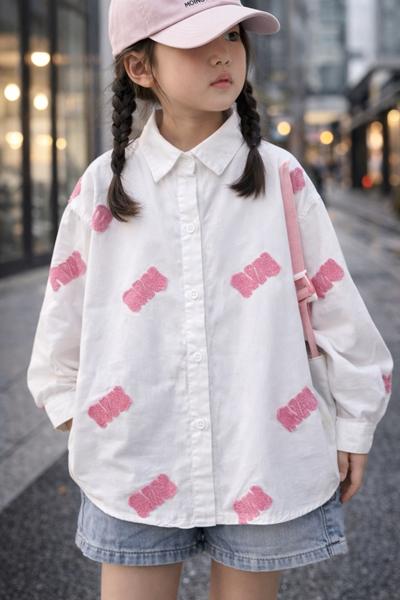 Рубашка SunnyTot (120-160) 258113 white (деми)