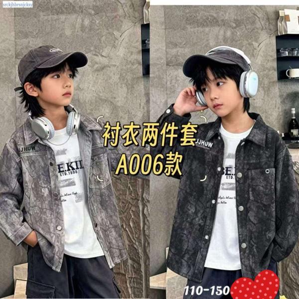 Рубашка SunnyTot (110-150) A006 grey (деми)