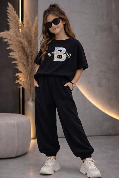 Костюм спорт SunnyTot (120-160) 249962 black (деми)