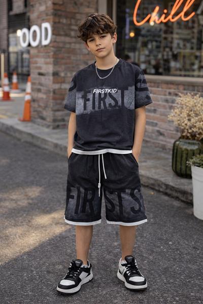 Костюм спорт SunnyTot (120-170) 2A33005 black (лето)