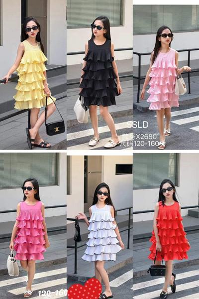 Платье SunnyTot (120-160) X2680 pink (лето)