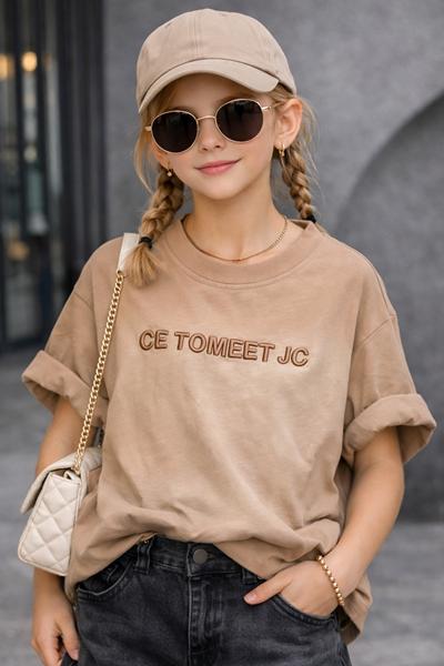 Футболка SunnyTot (120-160) AX8040 beige (лето)