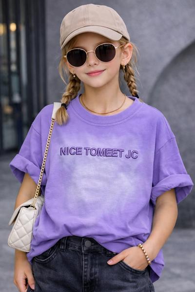 Футболка SunnyTot (120-160) AX8040 purple (лето)