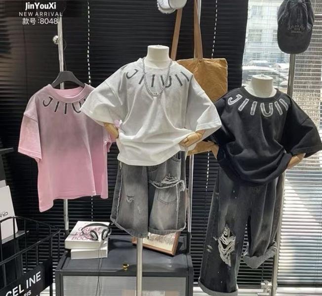 Футболка SunnyTot (120-160) 8048 black (лето)