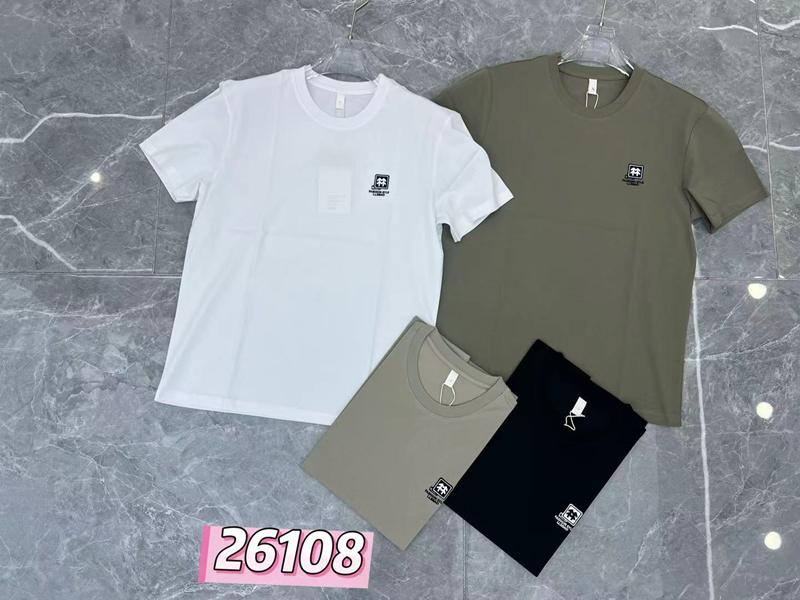 Футболка F.T.H (L-4XL) 26108 black (лето)