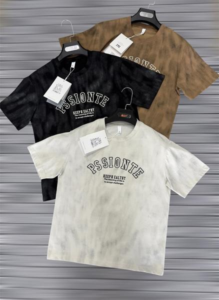 Футболка F.T.H (L-4XL) F1022 milk (лето)