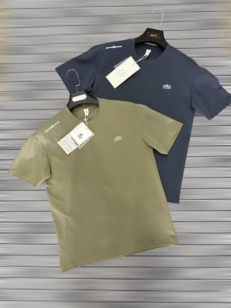 Футболка F.T.H (L-4XL) F1027 d.grey (лето)