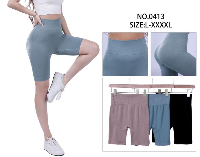 Велосипедки Kenalin (L-4XL) 0413 black (лето)