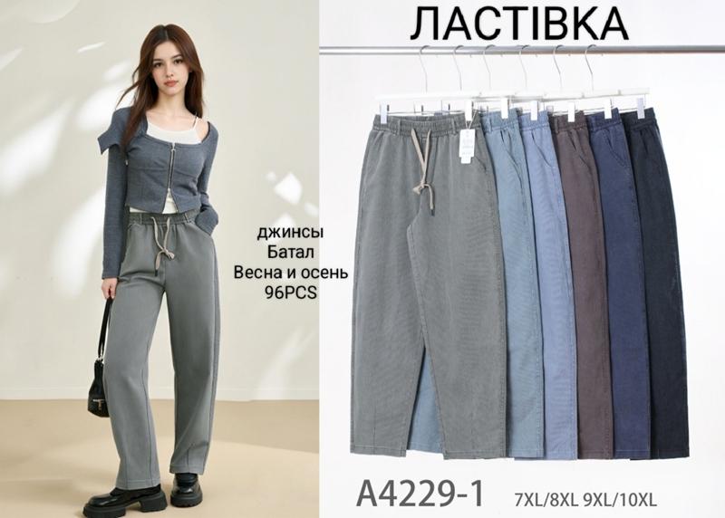 Штаны Kenalin (7XL-10XL) 4229-1 grey (деми)