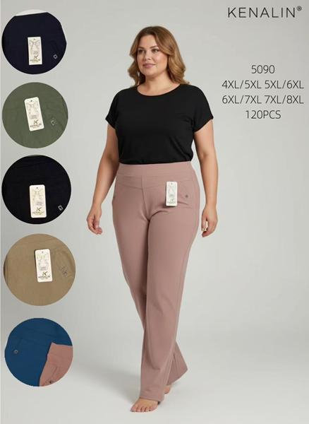 Штаны Kenalin (4XL-8XL) 5090 mix (деми)