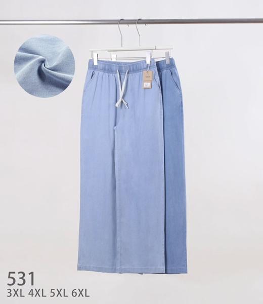 Джинсы Kenalin (3XL-6XL) 531 blue (деми)