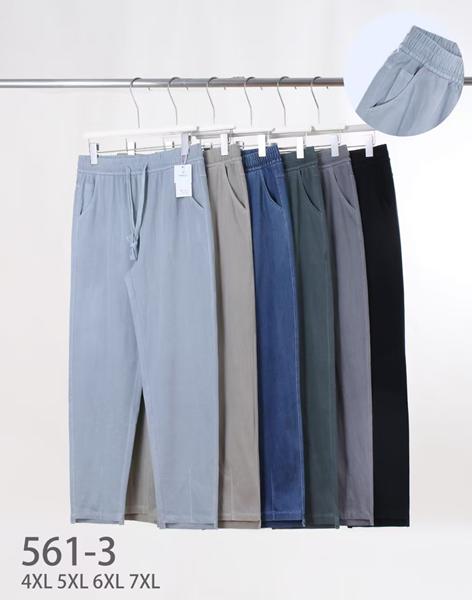 Джинсы Kenalin (4XL-7XL) 561-3 grey (деми)