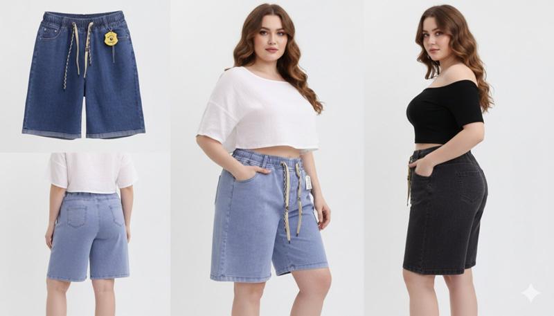 Шорты Kenalin (30-36) 796-1 blue (лето)