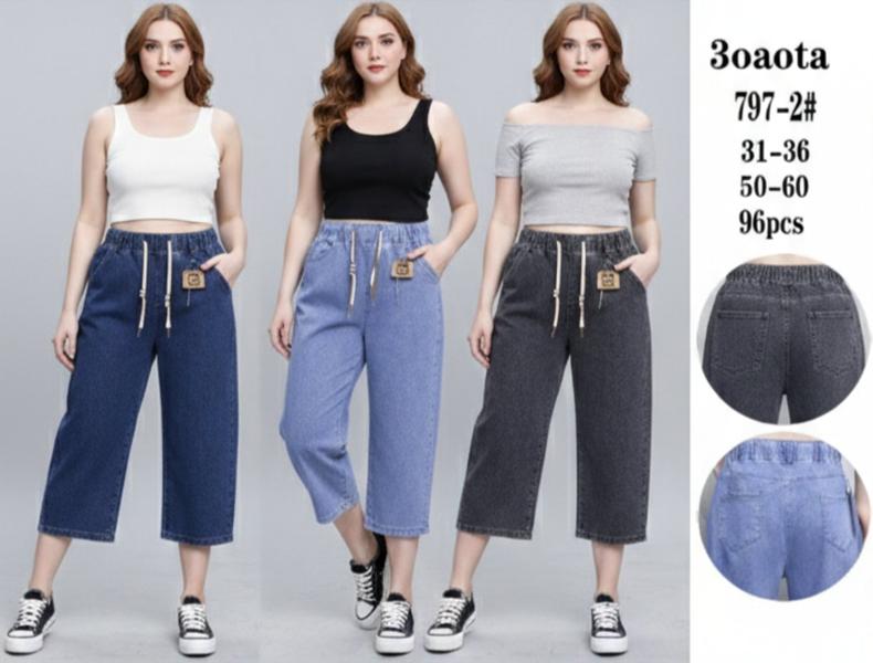 Бриджи Kenalin (30-36) 797-2 l.blue (лето)