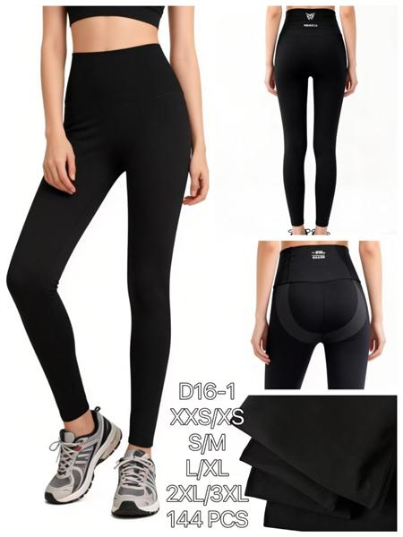 Лосины Kenalin (2XL-3XL) D16-1 black (деми)