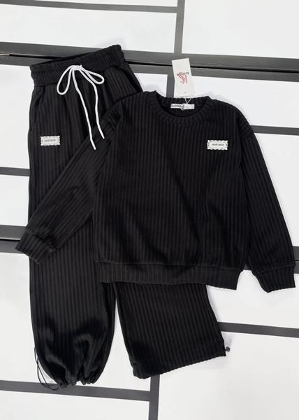 Костюм спорт Kosmy (128-152) 394 black (деми)
