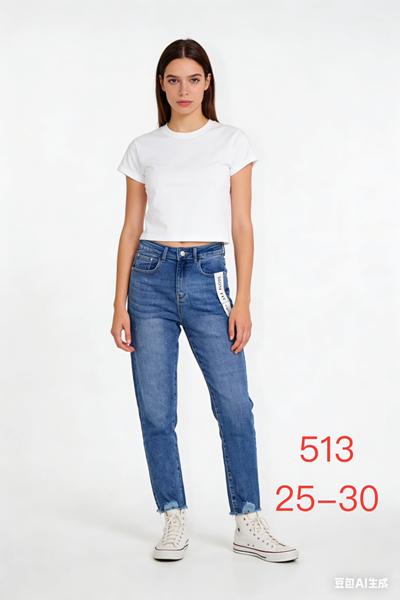 Джинсы NewJeans (25-30) 513 blue (деми)