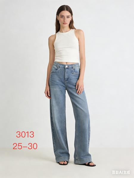 Джинсы NewJeans (25-30) 3013 l.blue (деми)