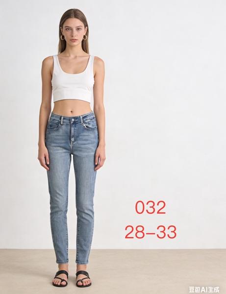 Джинсы NewJeans (28-33) 032 l.blue (деми)