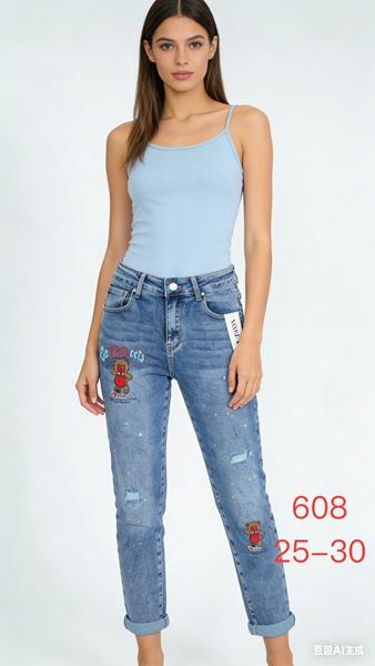 Джинсы NewJeans (25-30) 608 l.blue (деми)