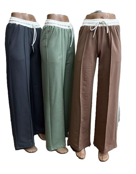 Штаны спорт MSO (42-48) 1054 green (деми)