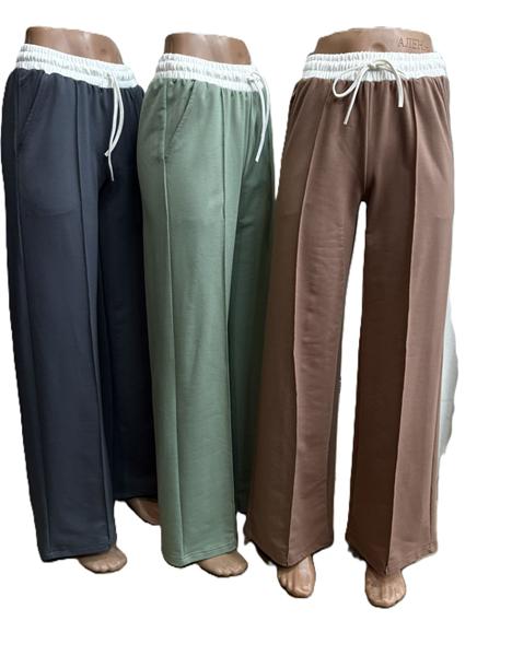 Штаны спорт MSO (42-48) 1054 brown (деми)