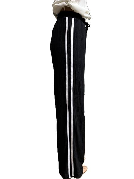 Штаны спорт MSO (42-48) 3315 black (деми)