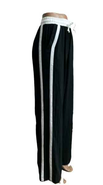 Штаны спорт MSO (42-48) 3314 black (деми)