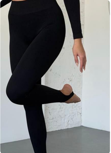 Лосины MSO (S-XL) 53651 black (деми)