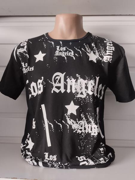 Футболка Panda (XL-4XL) 1542 black (лето)