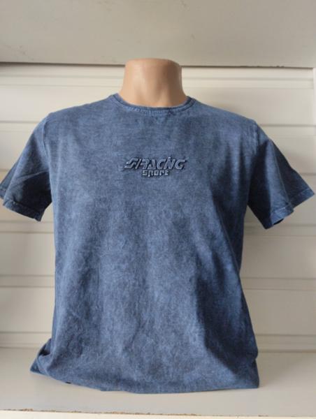 Футболка Panda (M-3XL) 1550 l.blue (лето)