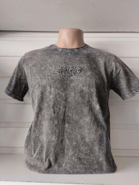 Футболка Panda (M-3XL) 1551 grey (лето)