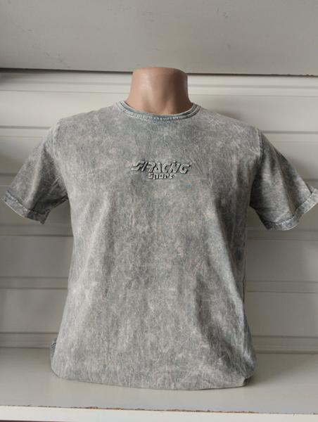 Футболка Panda (M-3XL) 1552 grey (лето)