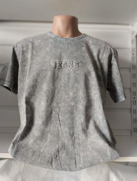 Футболка Panda (3XL-7XL) 1557 grey (лето)