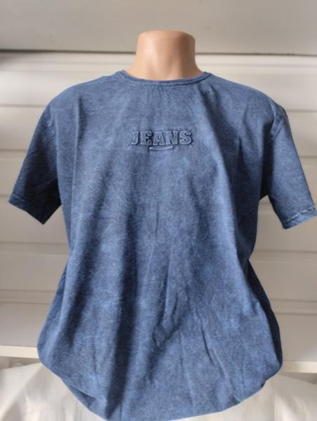 Футболка Panda (3XL-7XL) 1558 blue (лето)