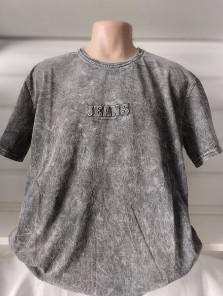 Футболка Panda (3XL-7XL) 1559 grey (лето)