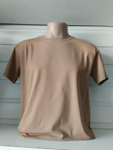 Футболка Panda (S-2XL) 1566 beige (лето)