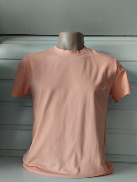 Футболка Panda (S-2XL) 1567 peach (лето)