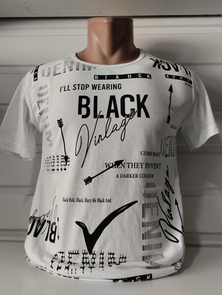 Футболка Panda (M-2XL) 1573 white (лето)