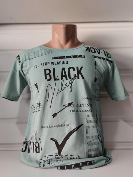 Футболка Panda (M-2XL) 1576 mint (лето)