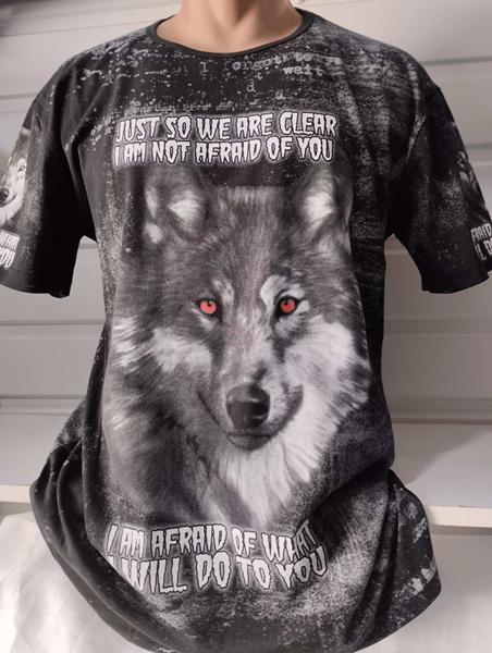 Футболка Panda (XL-4XL) 1578 black (лето)