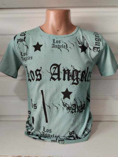 Футболка Panda (M-2XL) 1581 mint (лето)